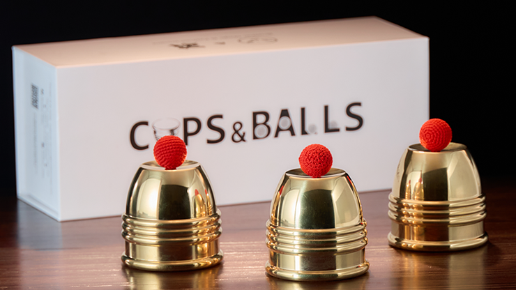 Cups and Balls Set (Brass) by Bluether Magic and Raphael