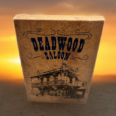 Deadwood (Blue) Playing Cards by Matthew Wright and Mark Bennett