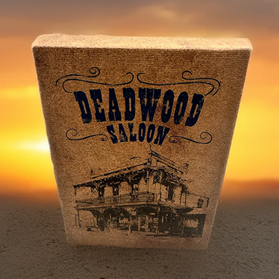 Deadwood (Blue) Playing Cards by Matthew Wright and Mark Bennett
