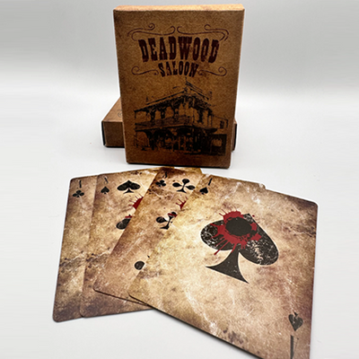 Deadwood (Red) Playing Cards  by Matthew Wright and Mark Bennett