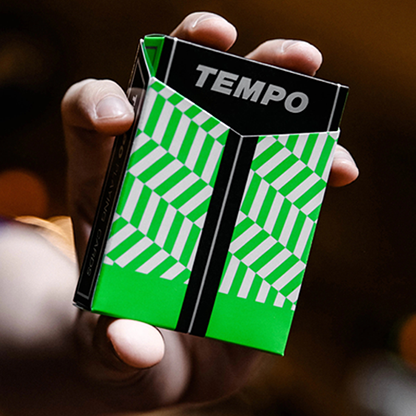 Tempo Green Playing Cards