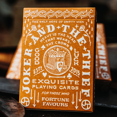 JT Crown (Gold) Playing Cards by Joker and the Thief