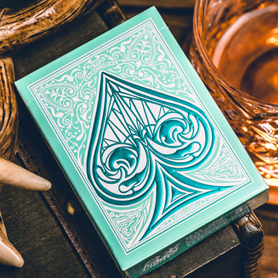 Sanctuary (Cyan) Playing Cards