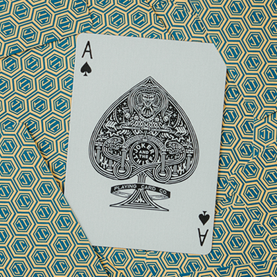No Borders Honeycomb Playing Cards by Joker and the Thief