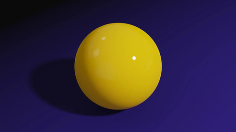 Magnetic Ball (Yellow) by Iarvel Magic