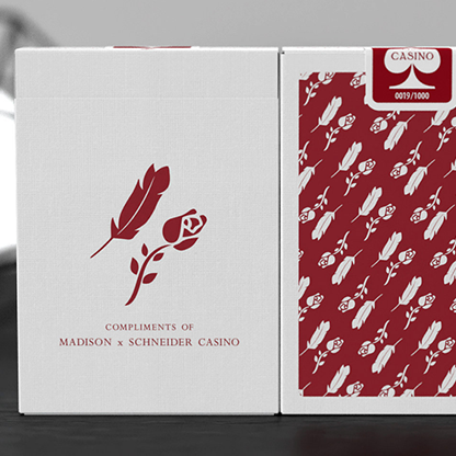 Red MxS Casino Playing Cards by Madison x Schneider