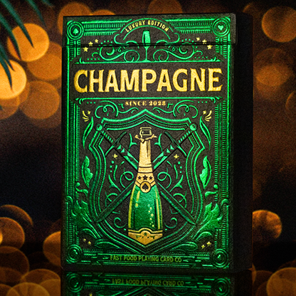 Champagne Playing Cards by Riffle Shuffle