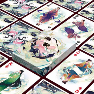 Flower Moon V2 (Lotus Pond) Playing Cards by King Star