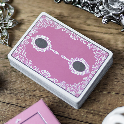 Reflections Ponder (Pink) Playing Cards by Emily Sleights