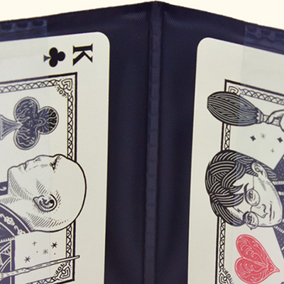 Horizontal Holder Deluxe (2 transparent pockets)