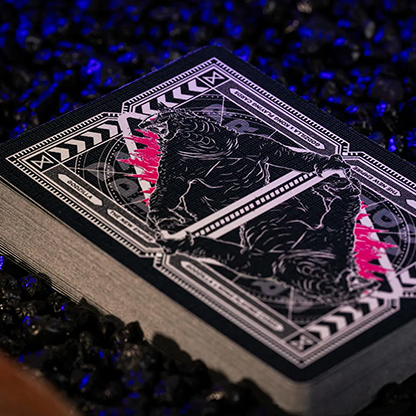 Godzilla x Kong: The New Empire Playing Cards - Godzilla (Black) Standard Edition