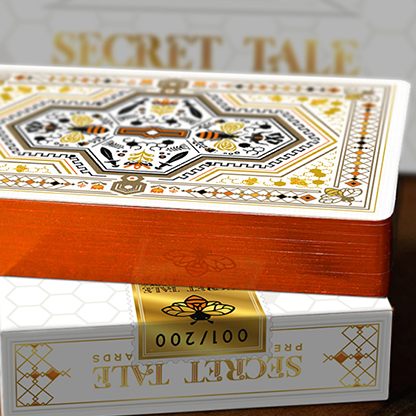 Secret Tale Ragnar MINI White Bee Playing Cards