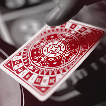 Roulette (Red) Playing Cards by Mechanic Industries
