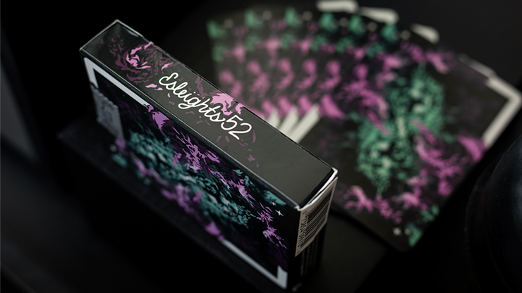 Gilded Nebula Stellar Purple Playing Cards(purple star)