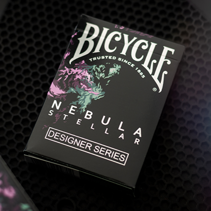 Gilded Nebula Stellar Purple Playing Cards(purple star)