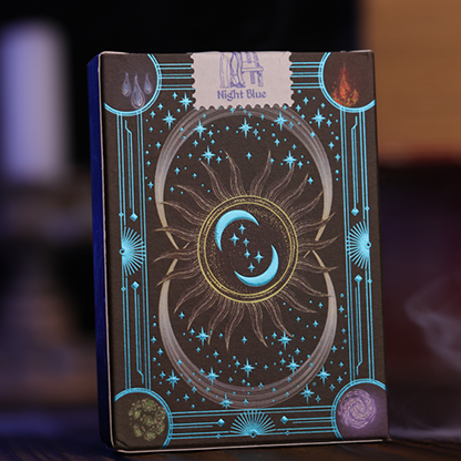 Warriors of the Stars:  Zodiac Playing Cards (Night Blue) by Blue Moon Co.