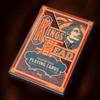 King's Head (Blue & Red) Playing Cards  by Joker and the Thief