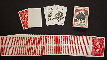 Rose Elites - Old Masters (Red) Playing Cards