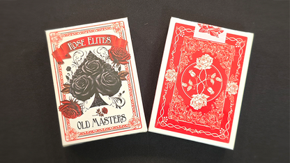 Rose Elites - Old Masters (Red) Playing Cards