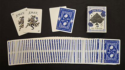 Rose Elites - Old Masters (Blue) Playing Cards
