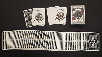 Rose Elites - Old Masters (Black) Playing Cards
