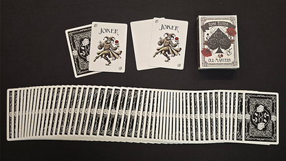 Rose Elites - Old Masters (Black) Playing Cards