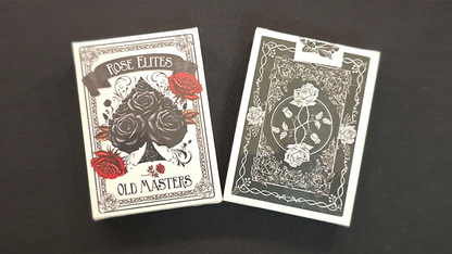 Rose Elites - Old Masters (Black) Playing Cards