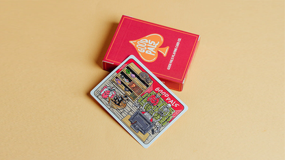 Good Pals Red Logo Playing Cards