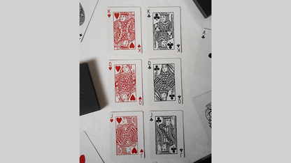 No Borders Edition 2 Crown Back (Red) Playing Cards by Joker and the Thief