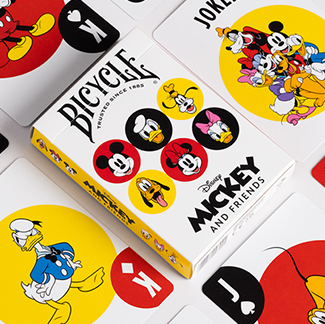 Bicycle Mickey and Friends Playing Card by US Playing Cards