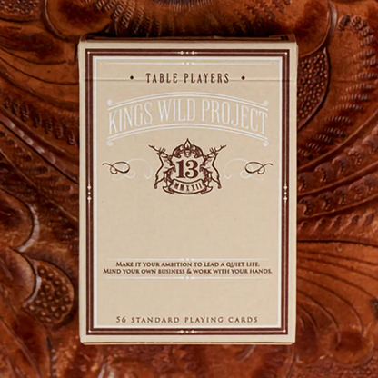 Limited No.13 Table Players Vol.13 Playing Cards by Kings Wild Project