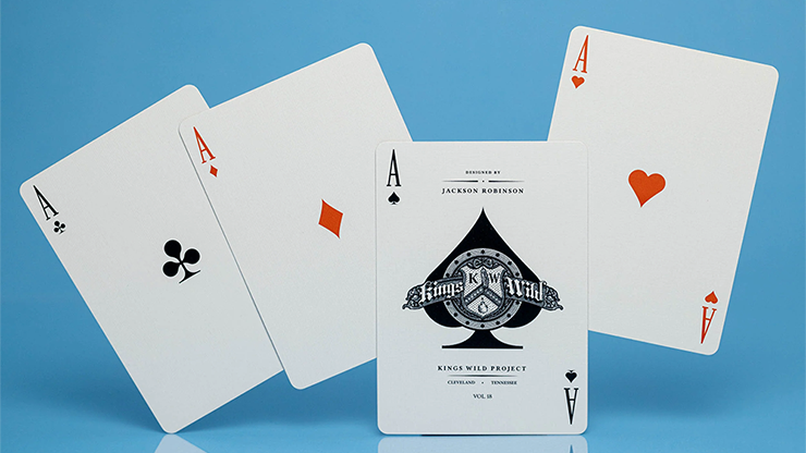 Limited No.13 Table Players Vol.18 Playing Cards by Kings Wild Project