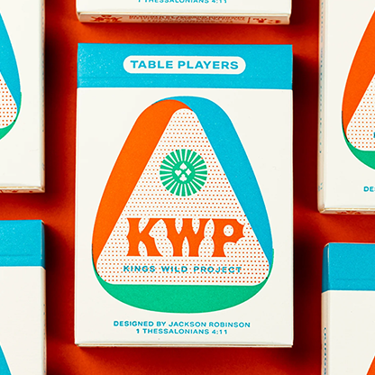 Limited No.13 Table Players Vol.22 Playing Cards by Kings Wild Project