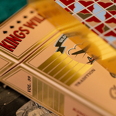 Gilded No.13 Table Players Vol.39 Playing Cards by Kings Wild Project