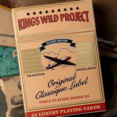 Gilded No.13 Table Players Vol.39 Playing Cards by Kings Wild Project
