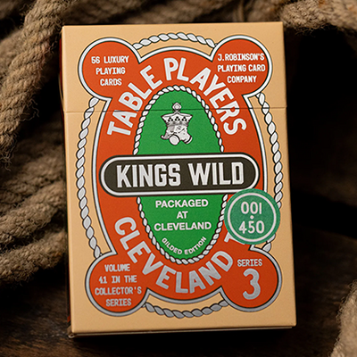 Gilded No.13 Table Players Vol.41 Playing Cards by Kings Wild Project