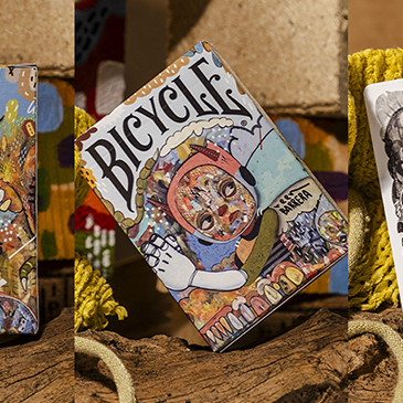 Bicycle Reen Barrera Muscle Land Playing Cards