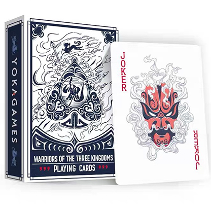 Warriors Of Three Kingdoms (Blue) Playing Cards by YOKAGAME