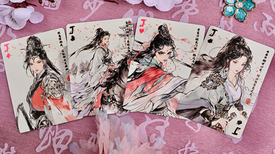 Four Beauties (DiaoChan) Playing Cards