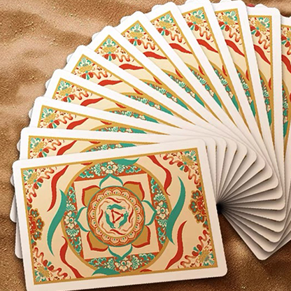 Three Rabbits with Ears Playing Cards