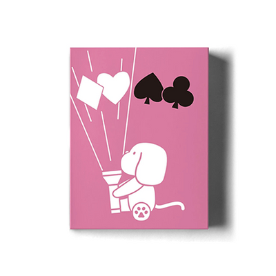 Diary of Kitten and Puppy - Puppy Pink Edition Playing Cards