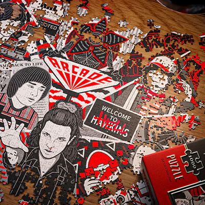 Stranger Things Jigsaw Puzzle by theory11