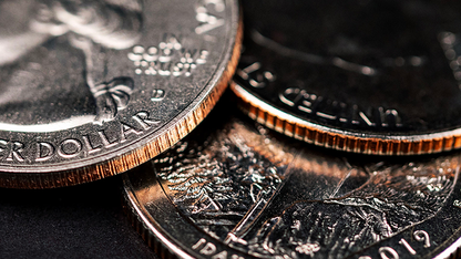 Triad Coins (Quarter) by Joshua Jay and Vanishing Inc.