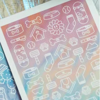 Diary Puppy -Colorful Edition Playing Cards