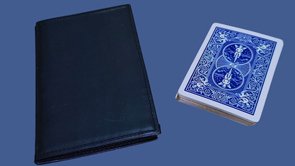 Mini Bombshell Wallet (Black Smooth) by CAHYO