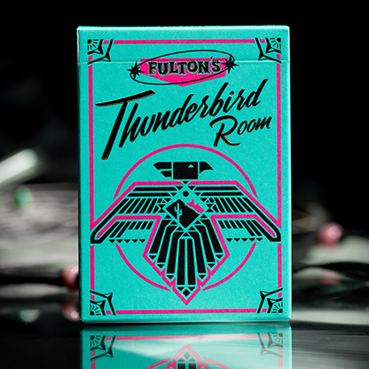 FULTON'S THUNDERBIRD ROOM TURQUOISE EDITION PLAYING CARDS