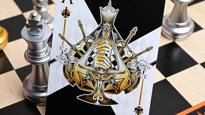 CHESS White Playing Cards by Hidden Light