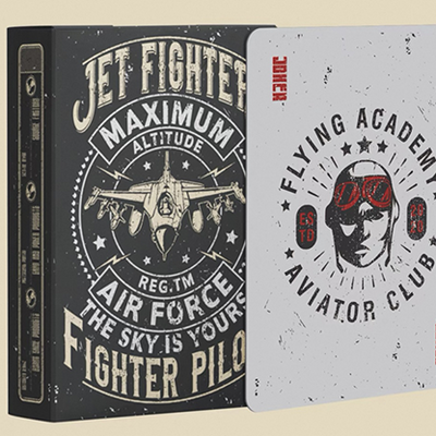 Jet Fighter Playing Cards