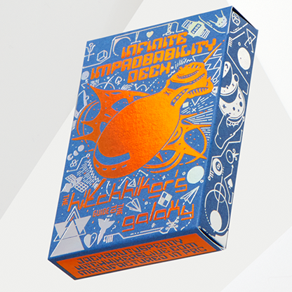 The Hitchhiker's Guide to The Galaxy- The Infinite Improbability Deck (Whale Blue)