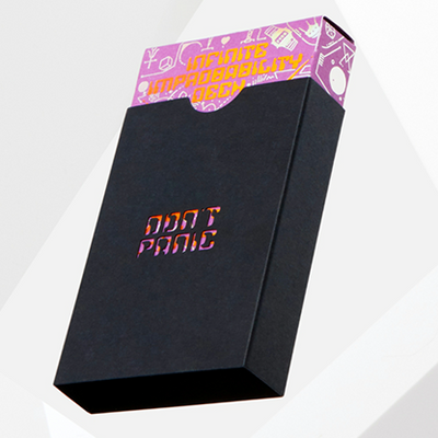 The Hitchhiker's Guide to The Galaxy- The Infinite Improbability Deck (Don't Panic Purple)